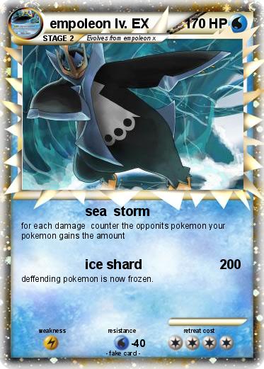 Pokemon empoleon lv. EX
