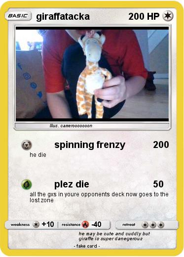 Pokemon giraffatacka