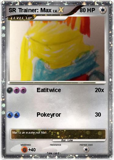 Pokemon SR Trainer: Max