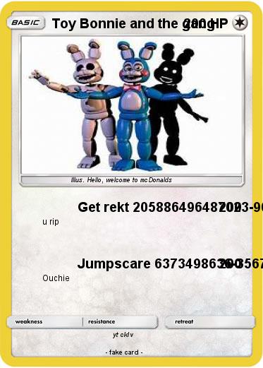 Pokemon Toy Bonnie and the gang