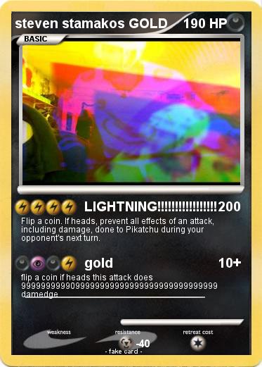 Pokemon steven stamakos GOLD