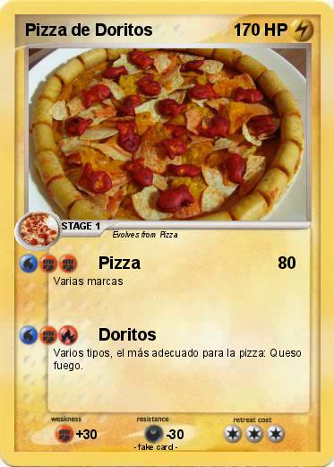 Pokemon Pizza de Doritos