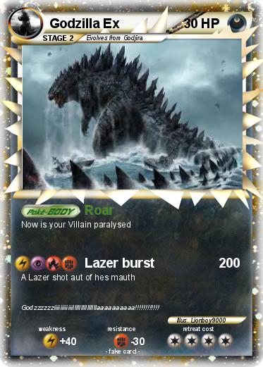 Pokemon Godzilla Ex