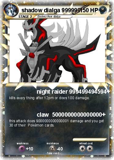 Pokemon shadow dialga 999999