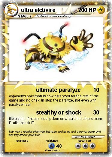 Pokemon ultra elctivire