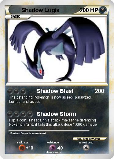 Pokemon Shadow Lugia