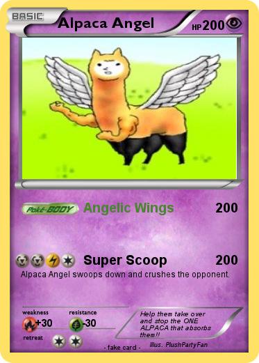 Pokemon Alpaca Angel