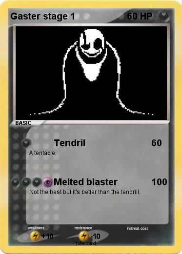 Pokemon Gaster stage 1