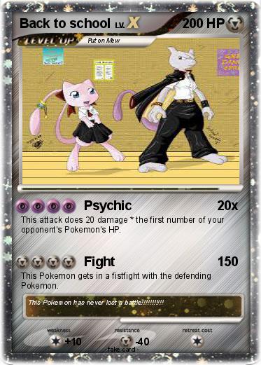 Pokemon Back to school