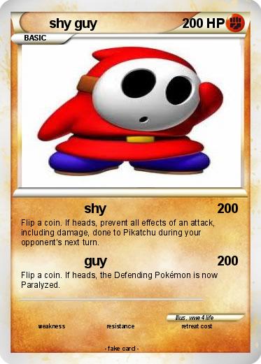 Pokemon shy guy