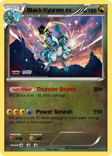 Pokemon Black Kyurem ex