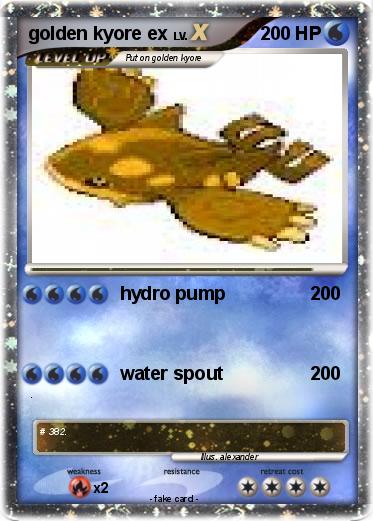 Pokemon golden kyore ex