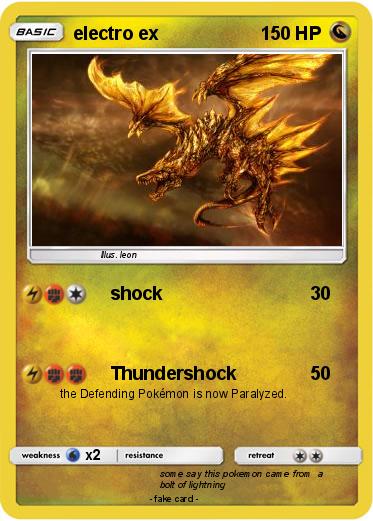 Pokemon electro ex