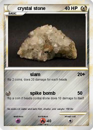 Pokemon crystal stone