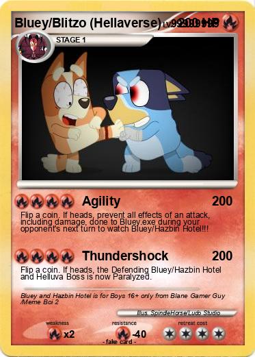 Pokemon Bluey/Blitzo (Hellaverse)