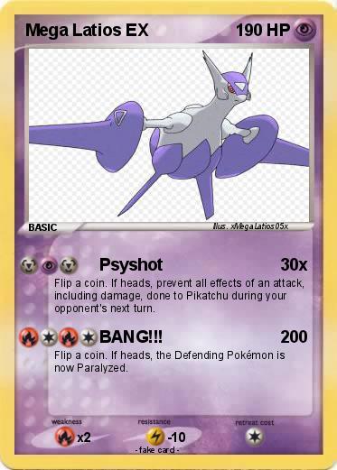 Pokemon Mega Latios EX