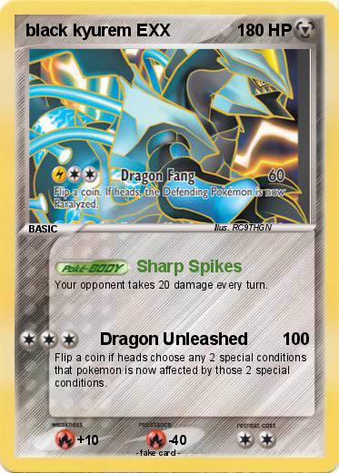 Pokemon black kyurem EXX
