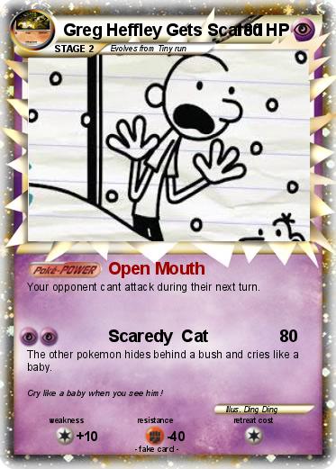 Pokemon Greg Heffley Gets Scared