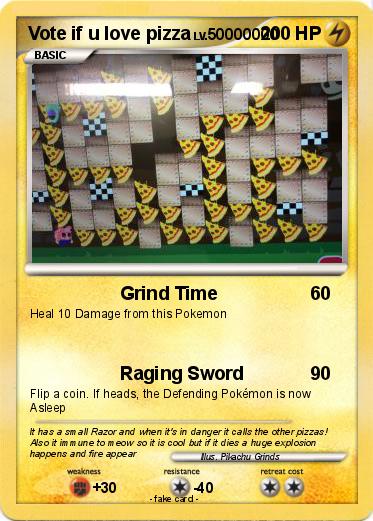 Pokemon Vote if u love pizza