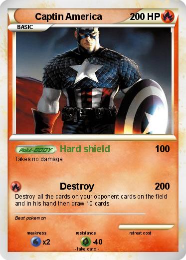 Pokemon Captin America