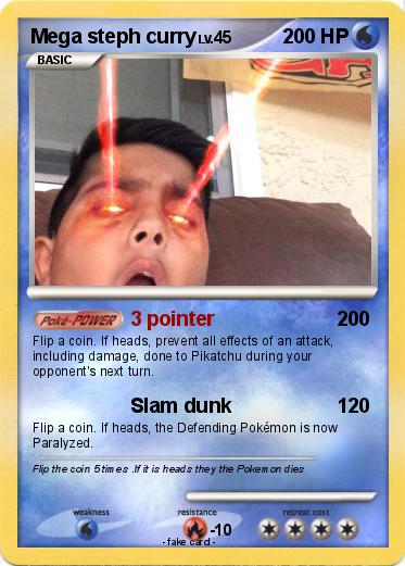 Pokemon Mega steph curry