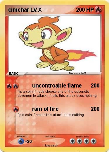 Pokemon cimchar LV.X