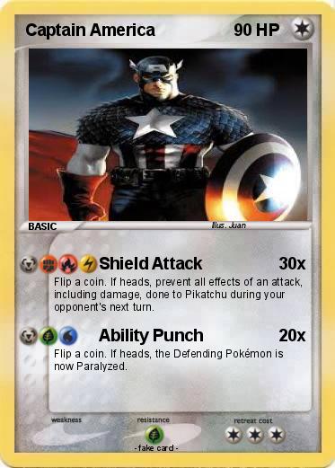 Pokemon Captain America