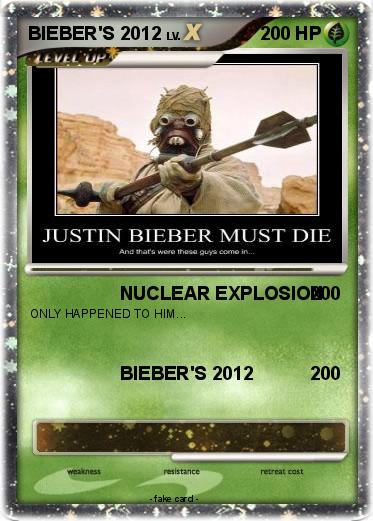Pokemon BIEBER'S 2012