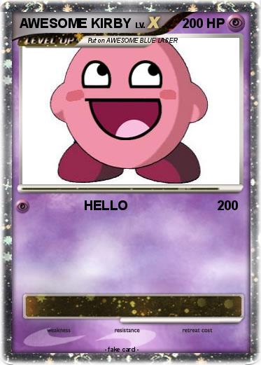 Pokemon AWESOME KIRBY