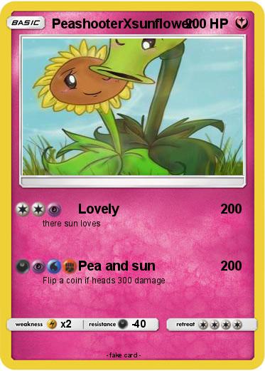 Pokemon PeashooterXsunflower.