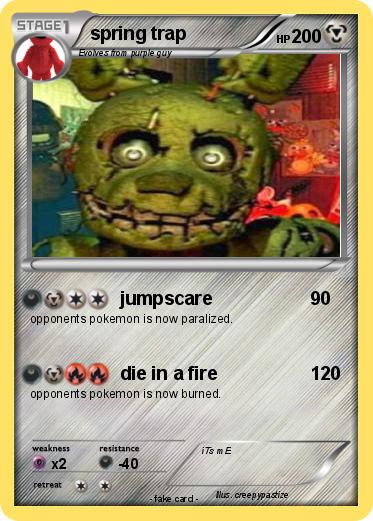 Pokemon spring trap