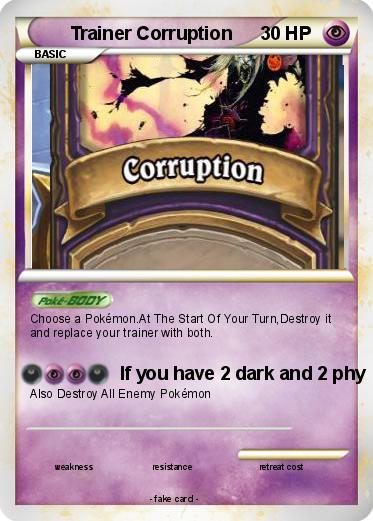 Pokemon Trainer Corruption