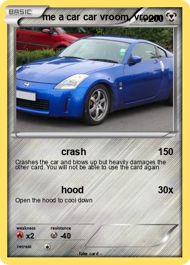 Pokemon me a car car vroom, vroom