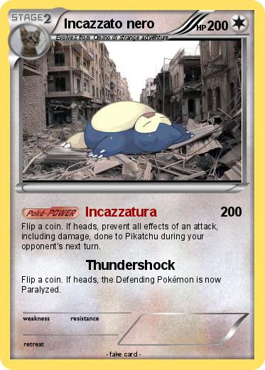 Pokemon Incazzato nero