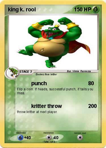Pokemon king k. rool