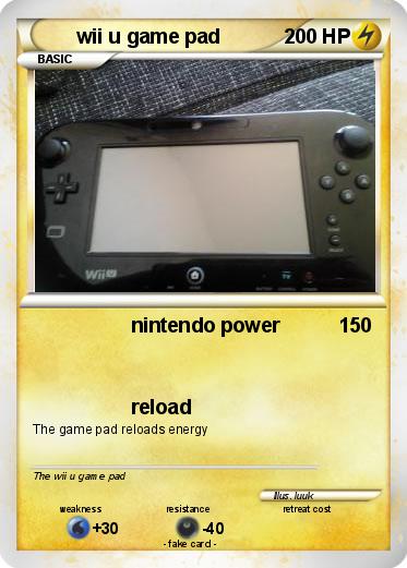 Pokemon wii u game pad