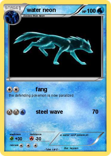 Pokemon water neon