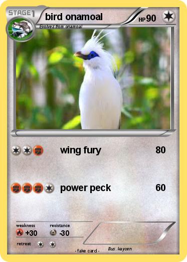 Pokemon bird onamoal