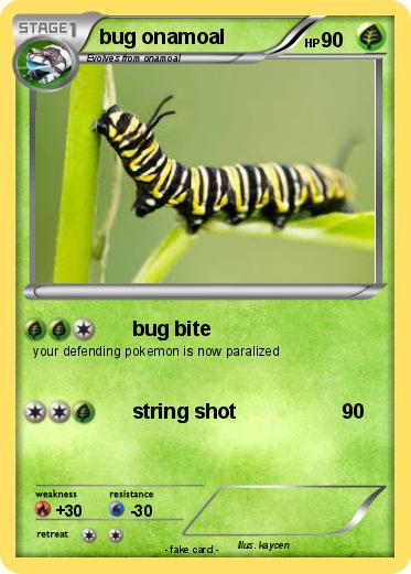 Pokemon bug onamoal