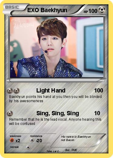 Pokemon EXO Baekhyun