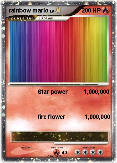 Pokemon rainbow mario