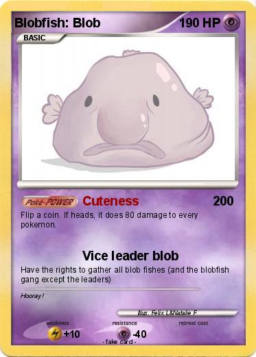 Pokemon Blobfish: Blob