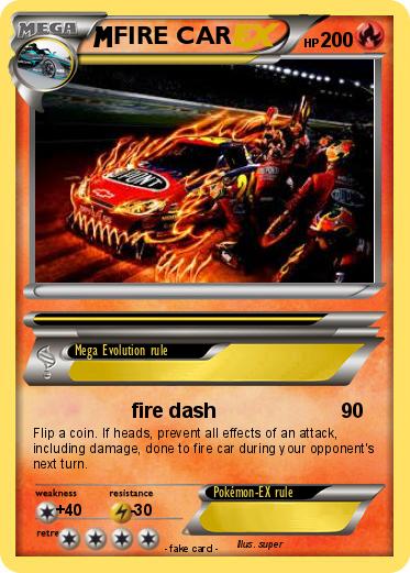 Pokemon FIRE CAR