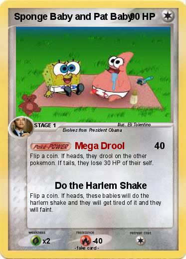 Pokemon Sponge Baby and Pat Baby