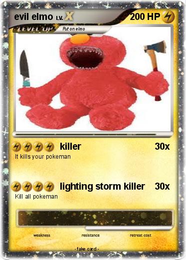 Pokemon evil elmo