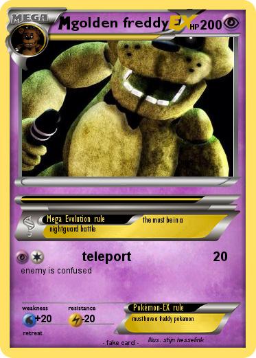 Pokemon golden freddy