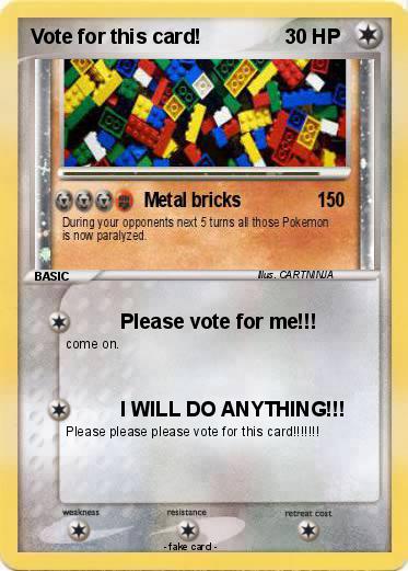 Pokemon Vote for this card!
