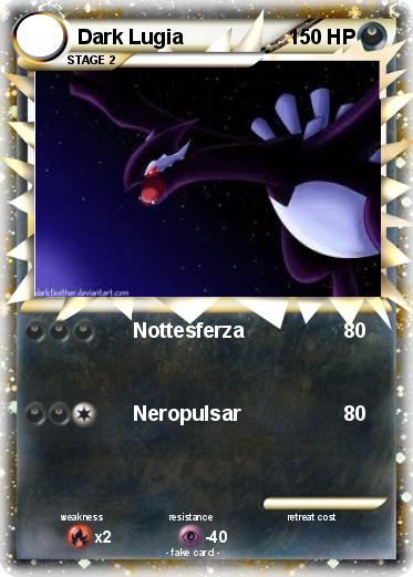 Pokemon Dark Lugia