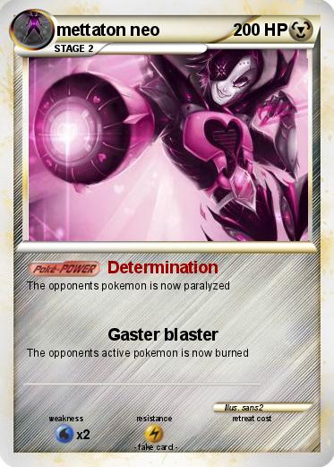 Pokemon mettaton neo