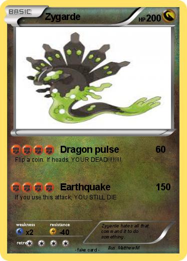 Pokemon Zygarde